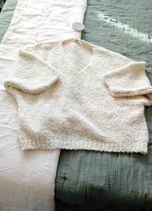 Pull ecru, marque: Made In Italy, état: Neuf avec étiquette, taille: Taille unique, 12,00 €, 13,30 € Protection acheteurs incluse