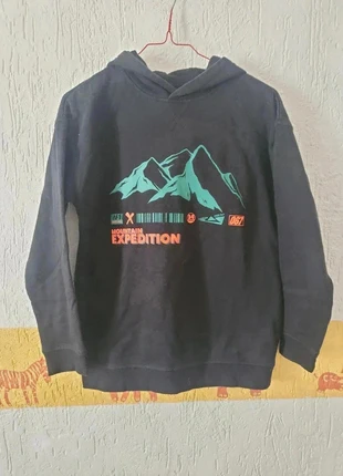Sweat à capuche noir multicolore taille 12 ans très bon état primark, marque: Primark, état: Très bon état, taille: 12 ans / 152 cm, 3,00 €, 3,85 € Protection acheteurs incluse