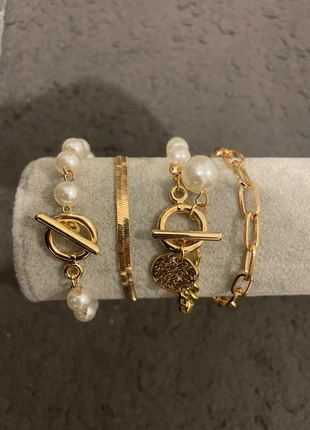 Lot de 4 bracelets, estado: Muito bom, €3.55, €4.43 inclui Proteção do Comprador Pro