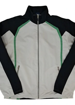 giacca a vento vintage asics color block nera bianca verde taglia xxl, brand: Asics, condizioni: Buone, taglia: XXL, €10.00, €11.20 include la Protezione acquisti