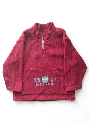 Polaire demi-zip O'kids 3 ans Bordeaux, marca: O'kids, estado: Muito bom, tamanho: 3 anos / 98 cm, €5.00, €5.95 inclui Proteção do Comprador