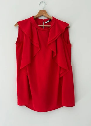 Top Rosso Fly Girl con Volant – Elegante 4 Stagioni Taglia L, brand: Fly Girl, condizioni: Nuovo senza cartellino, taglia: L / IT 44 / EU 40, €14.00, €15.40 include la Protezione acquisti