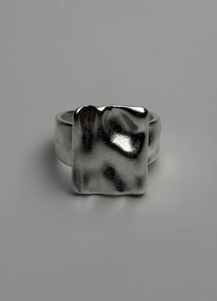 Bague palme ondulé, en argent 925 mat, ajustable chic ring, mode d’élégance argenté, brand: Argent, condition: Very good, size: Adjustable, €10.00, €11.20 includes Buyer Protection Pro