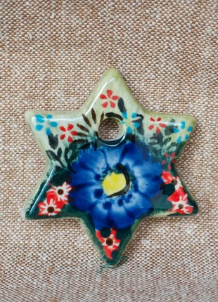 Cerraf unikat Bunzlau kerst hanger, merk: bunzlau, staat: Nieuw zonder prijskaartje, € 6,99, € 8,04 inclusief Kopersbescherming