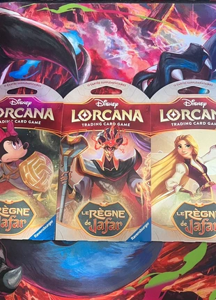 lot 3 boosters Lorcana Le règne de jafar Disney, brand: Disney, condition: Very good, €10.00, €11.20 includes Buyer Protection