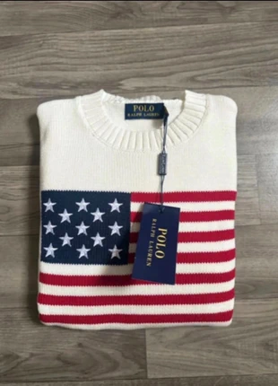 Pull Hoodie / Ralph Lauren usa flag - drapeau américain - M - Neuf - Blanc, marque: Ralph Lauren, état: Très bon état, taille: M, 70,90 €, 75,15 € Protection acheteurs incluse
