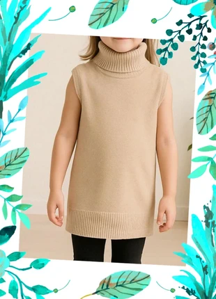 Joli Pull Long Sans Manche Colle Roulé Fille 4 ans Beige Neuf, marque: langelot, état: Neuf avec étiquette, taille: 4 ans / 104 cm, 4,50 €, 5,43 € Protection acheteurs incluse
