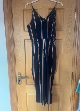 AC Paris navy striped jumpsuit, chic & flattering, marque: AX Paris, état: Très bon état, taille: L / 40 / 12, 7,95 €, 9,05 € Protection acheteurs incluse