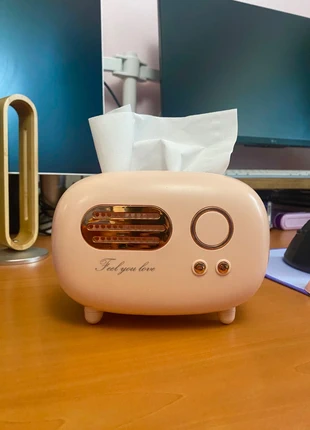 Boîte à mouchoir enceinte rétro vintage rose et rose gold, état: Neuf sans étiquette, 12,00 €, 13,30 € Protection acheteurs incluse