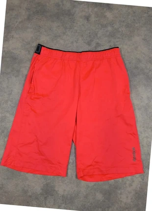 Short de sport homme rouge Reebok taille S en polyester avec des poches, brand: Reebok, condition: Very good, size: S, €9.90, €11.10 includes Buyer Protection