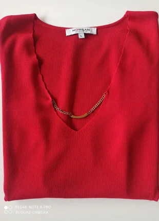 Magnifique tee shirt rouge Morgan t. L, marque: Morgan, état: Très bon état, taille: L / 40 / 12, 5,00 €, 5,95 € Protection acheteurs incluse