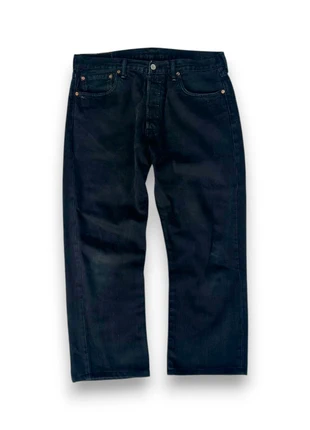 Levi’s 501 straightleg denim jeans - 90s black - W34/L32, merk: Levi's, staat: Heel goed, maat: W33 | FR 42, € 25,00, € 26,95 inclusief Kopersbescherming Pro