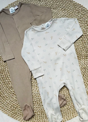 Lot de 2 pyjamas beiges Zara 12 à 18 mois - 3854, marca: Zara, estado: Muy bueno, tamaño: 12-18 meses / 80 cm, 10,00 €, 11,20 € Protección al comprador Pro incluida