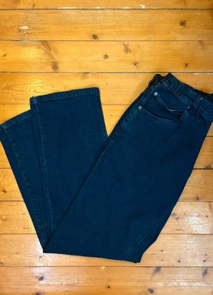 👖 Jean bleu brut coupe droite élastiquée – Taille 46 / W36 – Confort & Style rétro, état: Très bon état, taille: W36 | FR 46, 8,00 €, 9,10 € Protection acheteurs (Pro) incluse