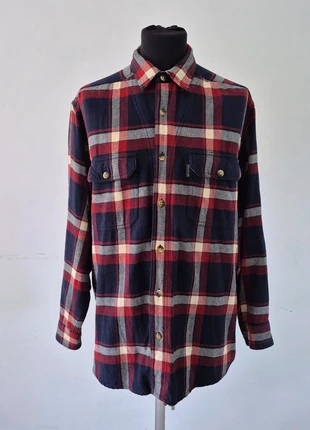 Woolrich Thick Cotton Flannel Shirt Medium Buffalo Check Oversized Utility, brand: Woolrich, condition: Very good, size: M, £35.00, £37.45 includes Buyer Protection