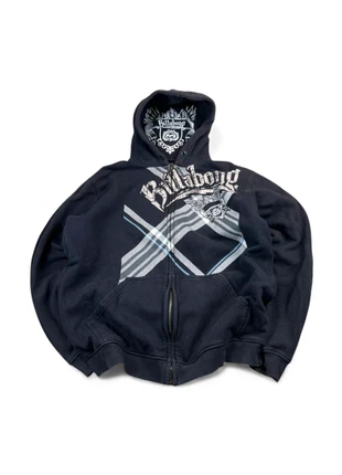 Hoodie zippé Billabong noir / blanc taille L, vintage y2k streetwear, marque: ECKO UNLTD., état: Très bon état, taille: L, 64,90 €, 68,85 € Protection acheteurs (Pro) incluse