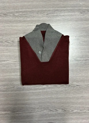 Pull col roulé vintage - Laine / Acrylique - Bordeaux/Gris - Taille XL, marque: Vintage Dressing, état: Très bon état, taille: XL, 4,80 €, 5,74 € Protection acheteurs incluse