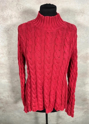 Pull Maille Torsadée Cable Knit Vintage Hillard & Hanson rose vif taille M, marke: Vintage Dressing, zustand: Sehr gut, größe: M / 38 / 10, 10,00 €, 11,20 € beinhaltet Vinted-Käuferschutz Pro