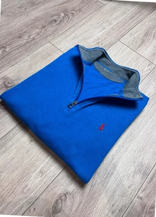 1/4 zip col camionneur Ralph Lauren logo brodé bleu et rouge, marca: Ralph Lauren, estado: Muy bueno, tamaño: S, 43,00 €, 45,85 € Protección al comprador Pro incluida
