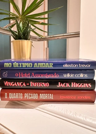 Conjunto de 4 livros - suspense/ thriller, estado: Bom, €10.00, €11.20 inclui Proteção do Comprador