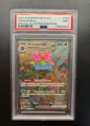 Pokemon Card Venusaur Alt Art 151 198/165 Special Illustration Rare Psa 9 no Chariard Eng, merk: Pokémon, staat: Heel goed, € 129,90, € 137,10 inclusief Kopersbescherming