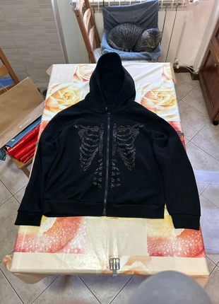 felpa con glitter, marque: Shein, état: Très bon état, taille: L, 3,00 €, 3,85 € Protection acheteurs incluse