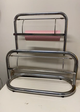 stevige metalen inpakpapierrolhouder/afroller, marque: geen, état: Bon état, 50,00 €, 53,20 € Protection acheteurs incluse