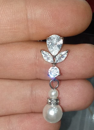 Elégantes perles et diamants, brand: or blanc et perles, condition: New without tags, €10.00, €11.20 includes Buyer Protection