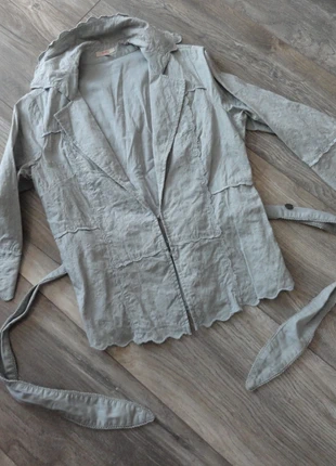 Chique geborduurde katoen blazer jasje maat 38 40, merk: Didi, staat: Heel goed, maat: M / 38 / 10, € 19,50, € 21,18 inclusief Kopersbescherming