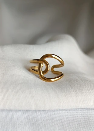 Bague ajustable en acier inoxydable tendance, brand: Le Marché, condition: Very good, size: Adjustable, €4.20, €5.11 includes Buyer Protection