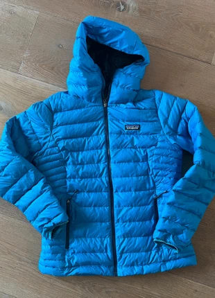 Patagonia Womens Down Sweater Hoody blauw, marca: Patagonia, estado: Bom, tamanho: M / 38 / 10, €55.00, €58.45 inclui Proteção do Comprador