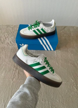 Adidas Sambae Cloud White / Green / Off White - 40 2/3, marque: adidas, état: Neuf avec étiquette, taille: 40.5, 65,00 €, 68,95 € Protection acheteurs incluse