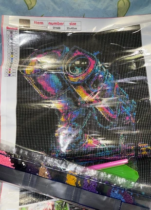 Diamant painting, brand: Diamant, condition: Very good, size: Preemie, up to 44cm, €3.00, €3.85 includes Buyer Protection