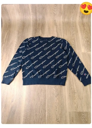 Hoodies Champion vintage american tape All-Over sweat women - large, brand: Champion, condition: Very good, size: L / 40 / 12, €8.00, €9.10 includes Buyer Protection
