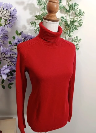 Pull vintage rouge col roulé, 90s, Ralph Lauren, marque: Ralph Lauren, état: Très bon état, taille: XL / 42 / 14, 35,00 €, 37,45 € Protection acheteurs incluse