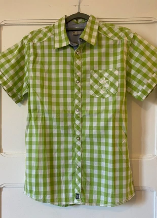 Chemisette vichy vert clair C&C – Taille S | Fraîche, tendance et en excellent état, brand: C&C, condizioni: Ottime, taglia: S, €5.00, €5.95 include la Protezione acquisti