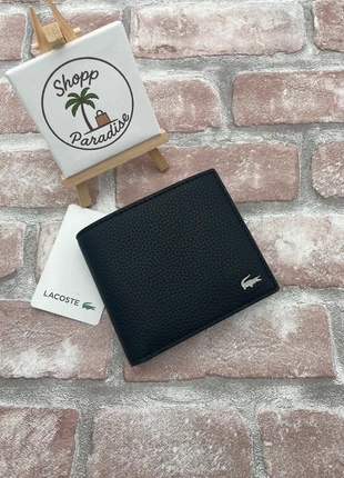 Portefeuille Lacoste noir (Billfold Coin Wallet), marque: Lacoste, état: Neuf avec étiquette, 55,00 €, 58,45 € Protection acheteurs (Pro) incluse