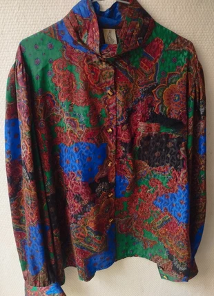 Chemise psychédélique vintage, brand: made in France, condition: Good, size: S / 36 / 8, €15.00, €16.45 includes Buyer Protection