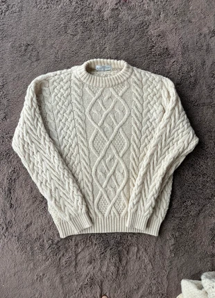 Pull knitwear 100% wool tricot vintage style Aran wool 80/90’s fait main style made in Irlande, brand: Vintage Dressing, condizioni: Ottime, taglia: XL, €54.00, €57.40 include la Protezione acquisti