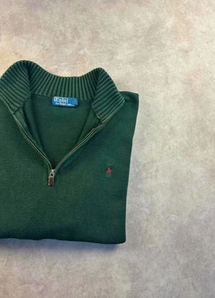Pull 1/4 zip Ralph Lauren vert foncé logo brodé bordeaux - taille XXL, marque: Ralph Lauren, état: Bon état, taille: XXL, 29,90 €, 32,10 € Protection acheteurs (Pro) incluse