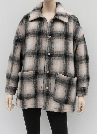 Abrigo sobrecamisa / manteau de Pull & Bear. Talla S (oversize). Adjunto medidas., marque: Pull & Bear, état: Très bon état, taille: S / 36 / 8, 10,90 €, 12,15 € Protection acheteurs incluse