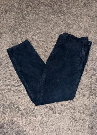 Pantalon En Velours Côtelé / Corduroy marine coton cotelé taille 50 coupe slim taille W31 L32, brand: Vintage Dressing, condizioni: Ottime, taglia: 5XL / IT 54 / EU 50, €10.00, €11.20 include la Protezione acquisti