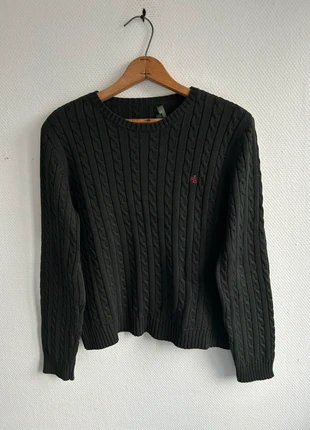 Pull Torsadé Ralph Lauren Noir 📏 L, marque: Ralph Lauren, état: Très bon état, taille: L / 40 / 12, 29,00 €, 31,15 € Protection acheteurs (Pro) incluse