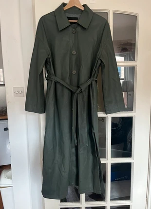Japanese Style Vintage Leather Trench Coat, brand: Vintage Dressing, condition: Good, size: L / 40 / 12, €35.00, €37.45 includes Buyer Protection