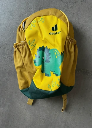 Deuter Kinderrucksack gelb mit Dinosaurier 5 Liter, brand: Deuter, condizioni: Nuovo senza cartellino, €15.00, €16.45 include la Protezione acquisti