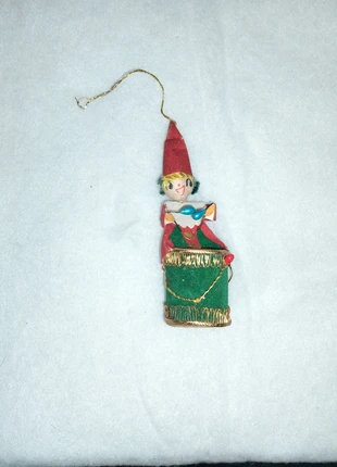 ancien sujet de sapin de Noël vintage musicien tambour lot N11, staat: Heel goed, € 12,00, € 13,30 inclusief Kopersbescherming
