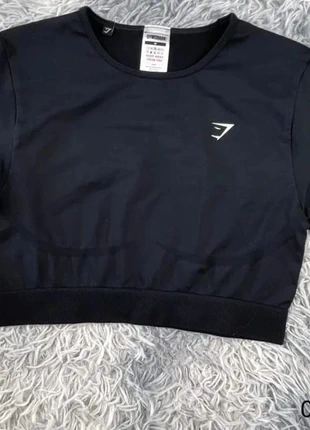 Haut court de Sport Femme Gymshark Moulant - Taille M - Noir court crop top, brand: Gymshark, condition: Very good, size: M / 38 / 10, €14.90, €16.35 includes Buyer Protection