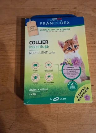 Insectifuge chaton, marque: francodex, état: Neuf avec étiquette, 5,00 €, 5,95 € Protection acheteurs incluse