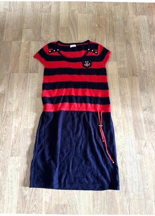 Robe à rayures marine et rouge Des petits haut en T2 38, marca: Des Petits Hauts, estado: Muito bom, tamanho: M / 38 / 10, €25.00, €26.95 inclui Proteção do Comprador