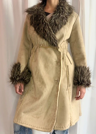 Abrigo de ante, marque: Fashion, état: Très bon état, taille: L / 40 / 12, 55,00 €, 58,45 € Protection acheteurs incluse